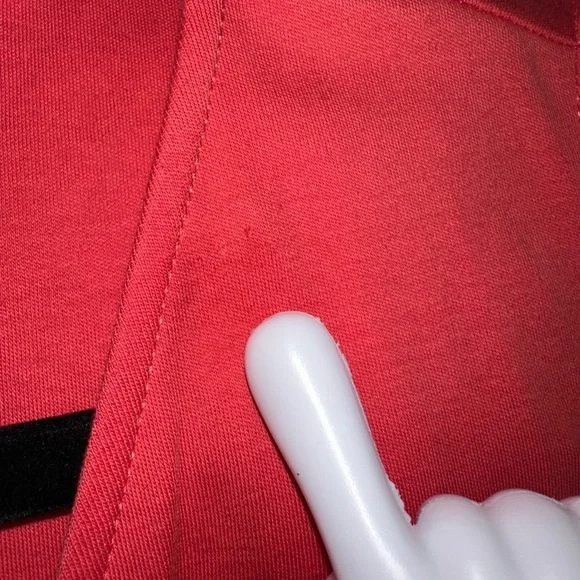 New York &‎ Co Women’s XL Tall Fit & Flare V neck Coral Midi Dress - Picture 9 of 9